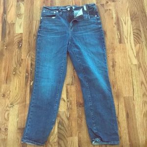 Madewell high rise slim boyfriend jeans